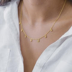 Jolie and Deen Jewellery - Tear Drop Necklace